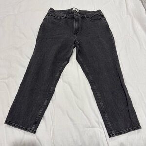 Abercrombie & Fitch Women's Black Straight Leg Jeans